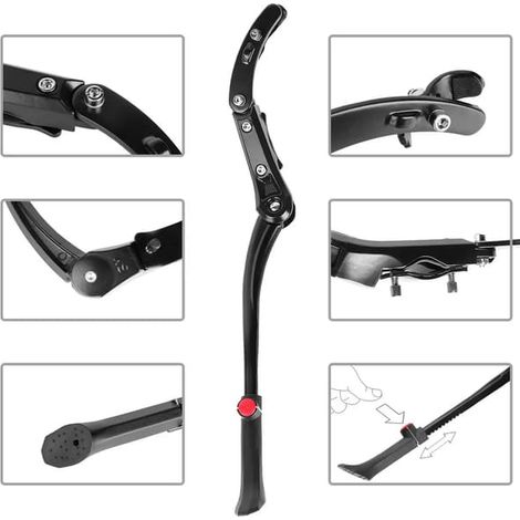 Système de fixation par plaque de pied, incluant 2 vis M6x20 mm, noir (1/4)