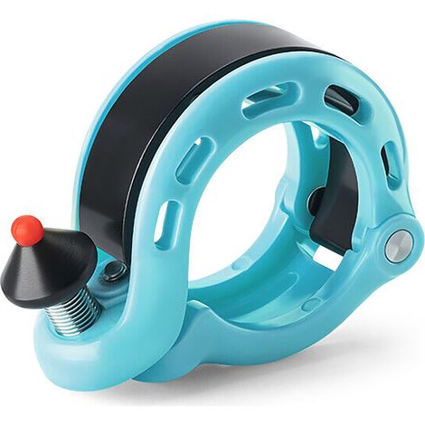 Campanello per bicicletta a forma di Q, 100 dB - blu (1/2)