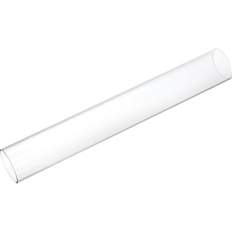 Tuyau Rigide En Plastique Polycarbonate Tube Rond Transparent 2 1/4"(57mm) DI 2 1/2"(63mm) DE 17"(425mm) Haute Résistance Aux Chocs Pour Éclairage, Modèles, Plomberie (1/5)