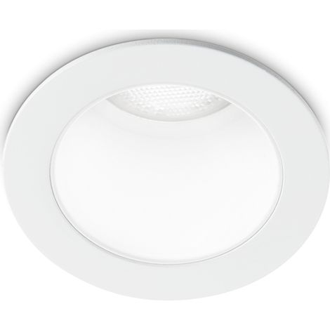 Ideal Lux Faretto Bianco Quark 1 luce LED integrato