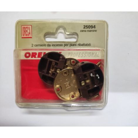 ORECA - CERNIERA DA INCASSO PER PIANI RIBALTABILI 30X48MM