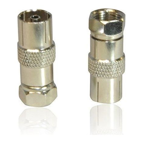 CDL Micro TV femelle coaxial pour Satellite connecteur F mâle et câble adaptateur/convertisseur - 5055313630135