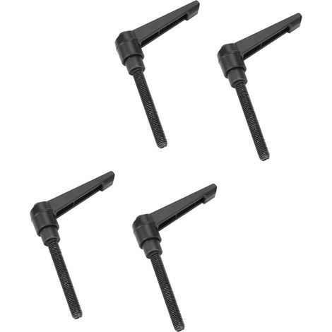 4 boutons de machine en métal, poignée de fixation réglable, filetage mâle M8 (60 mm) (1/5)