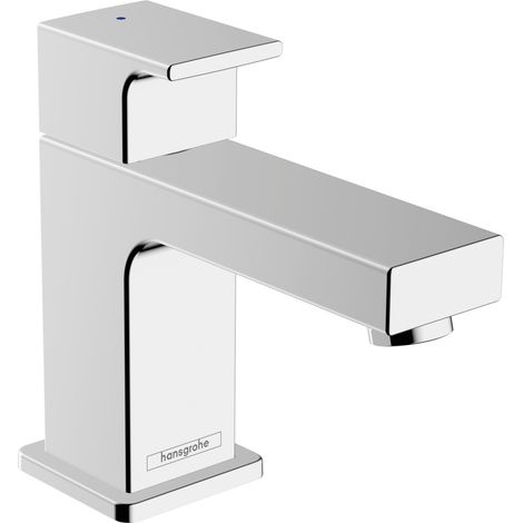 Hansgrohe Vernis Shape Robinet de lave-mains 70 eau froide sans tirette ni vidage, Chrome (71592000) (1/2)