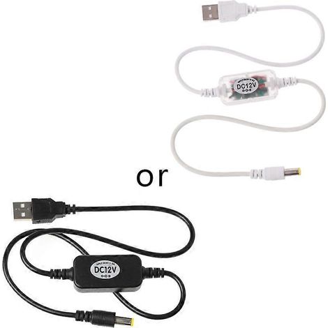 USB-Leistungsverstärkerkabel für 5 V DC auf 12 V DC, Konverter-Adapterkabel mit Stecker für Mu