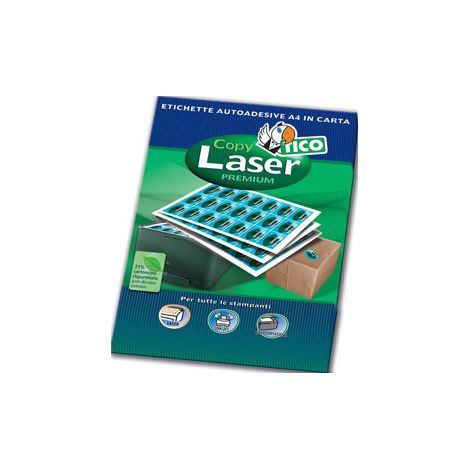Tico Copy laser premium etiqueta autoadhesiva Blanco 400 pieza(s) (1/4)