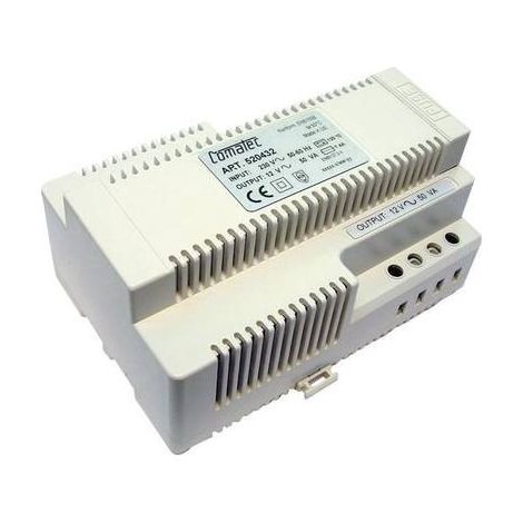 Comatec TBD205012F Alimentatore per guida DIN 12 V/AC 4.16 A 50 W (1/2)
