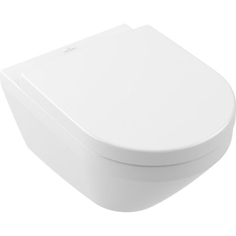 Villeroy & Boch Wand Tiefspül WC Targa Pure Twist spülrandlos inkl. WC-Sitz (1/3)