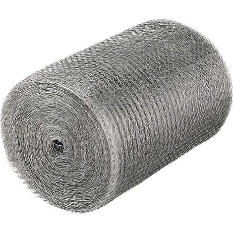 Grille en Acier Inoxydable 127 mm x 8 m, Maille de 3 mm, pour Protection des Animaux, Insectes et Réparation de Fenêtres et Portes, Jardin et Usage Industriel (1/3)