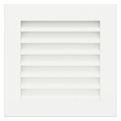 Griglia di ventilazione per camino Bianca - Hide 17x17 (1/4)