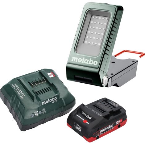 Metabo BSA 18-1000 Proyector de obra sin cable 18 V 1000 lm + 1x batería LiHD 4,0 Ah + cargador