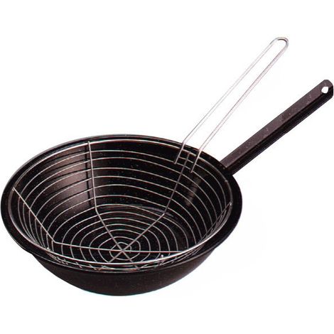 PADELLA ANTIADERENTE CON CESTELLO 29A