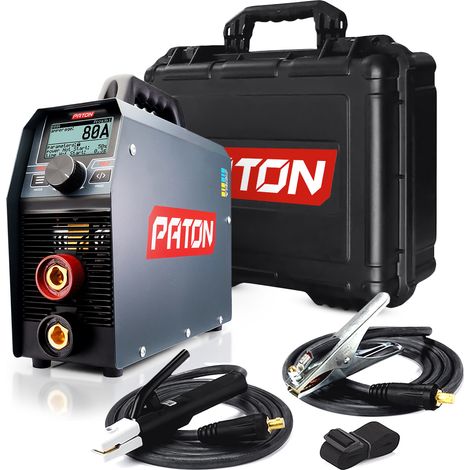PATON PRO-200 Kit 3-en-1 – Poste à souder, soudeur MMA, TIG avec fonction pulsée – Courant de sortie 200A – Poste de soudage à l’arc (1/5)