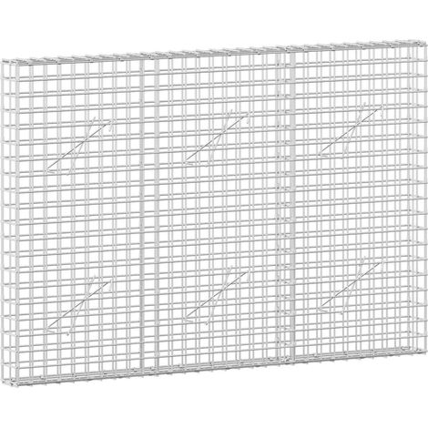 Gabione mit 3,5 mm Draht und 5x5 cm Maschen 150x10x100 cm vidaXL (1/5)