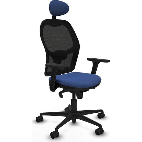 Piqueras y Crespo Jorquera Chaise de bureau bleu marine (1/3)