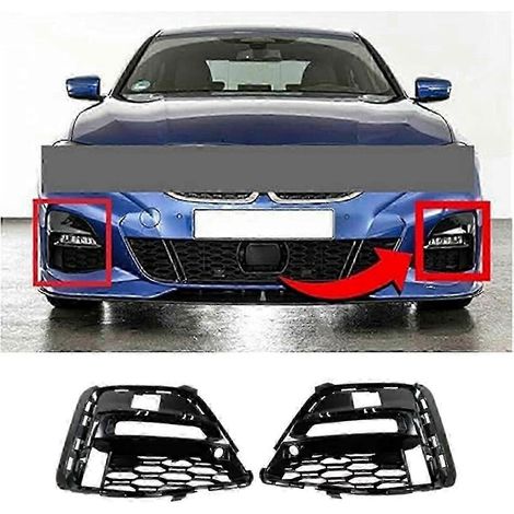 Grille de pare-chocs avant avec feu antibrouillard pour BMW Série 3 G20 G21 G28 (1/5)