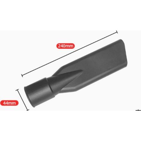 Embout pour fentes d'aspirateur avec insert rond de 44 mm buse d'aspirateur de 24 cm. (1/3)