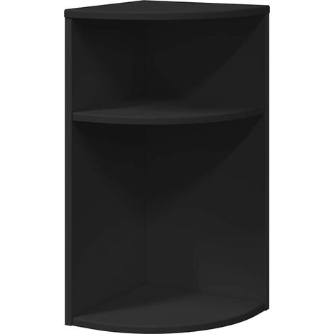Table d'appoint Noir 29,6 x 29,6 x 60 cm Bois d'ingénierie