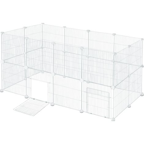 Enclos intérieur modulable pour lapin, cochon d'Inde, 35x35cm (1/5)