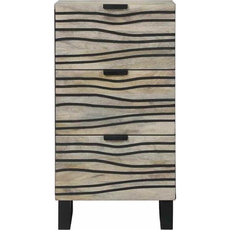Étagère de Rangement Multimédia, Meuble TV avec Étagères de Stockage, Design Moderne Noir et Blanc, pour Salon ou Bureau (1/5)