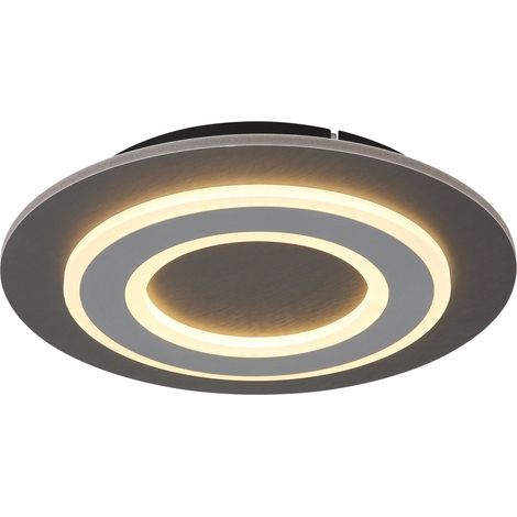 Globo - plafón - JAYDEN - antracita - plástico - Ø 32cm - LED - (1/3)