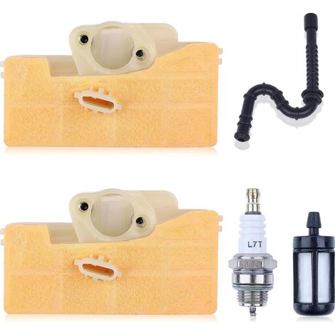 Kit de filtro de aire LinDuxe MS290 para motosierra Stihl 029 MS310 039 MS390 MS 290 MS 310 MS 390 Filtro de aire MS 290 con bujía Línea de aceite Kit de realimentación del filtro de combustible Reemp
