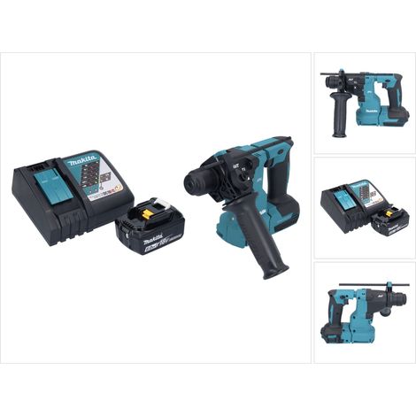 Makita DHR 183 RG1 18 V 1,7 J SDS plus trapano a percussione senza spazzole + 1x batteria 6,0 Ah + caricabatterie