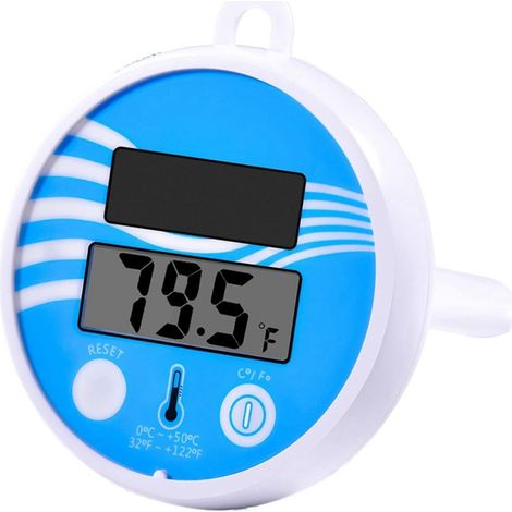 Termometro galleggiante wireless per piscina - Termometro digitale per piscina ad energia solare (1/2)