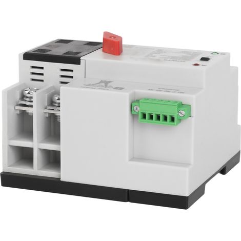 Interrupteur de Transfert Automatique 2P 100A 220V, Double Alimentation pour Maison/Bureau/Usine, 8KV et 2 Modes (1/5)