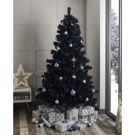 4FT Black Alaskan Pine Christmas Tree (1/4)