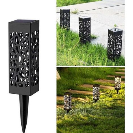 Lampe à pointes LED - - A44 - Solaire - Étanche - Design contemporain (1/4)