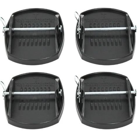 4pcs suite car Jack pad support de pied de roue horizontal tapis élévateur support de remorque RV Universal Jack tapis élévateur