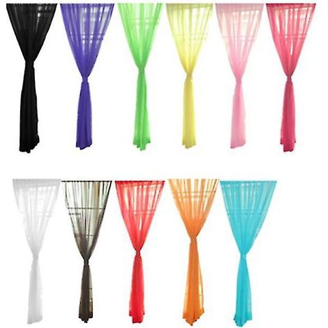 Nouveaux rideaux transparents magnifiques (1 pièce) (1/3)