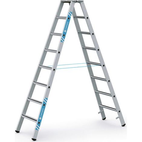 ZARGES Saferstep B - LM-Stufen-Stehleiter 2 x 8 Stufen (1/4)
