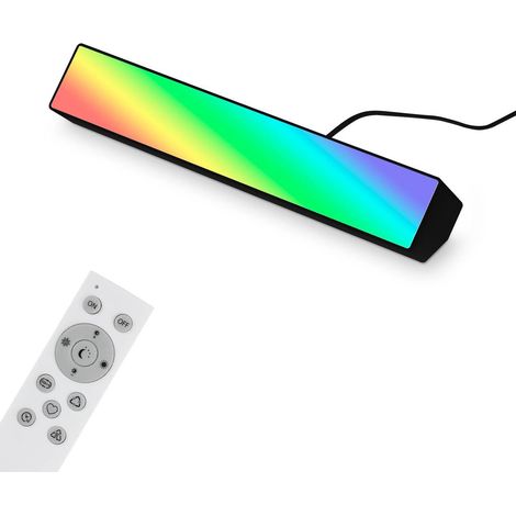 LED Wall Washer RGB WiFi Bluetooth App 9 W schwarz Kunststoff Briloner (1/5)