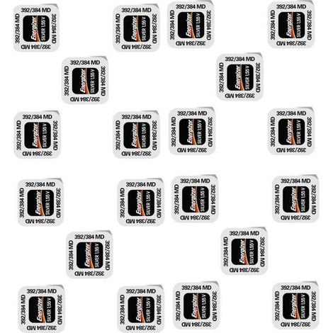 .20 piles Energizer 392/384.
