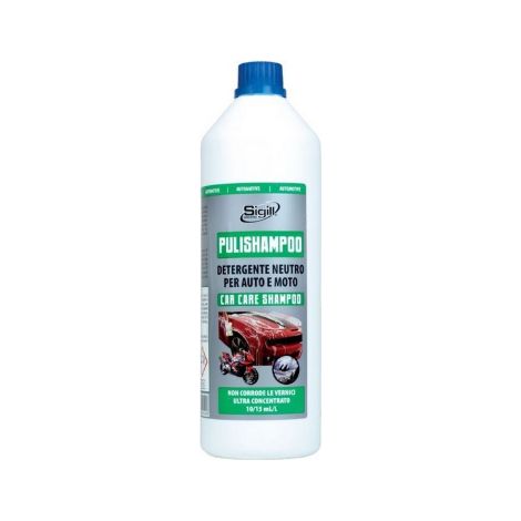 Sigill shampooing nettoyant et de'graissant neutre pour voitures et motos 1 lt ultra concentre'