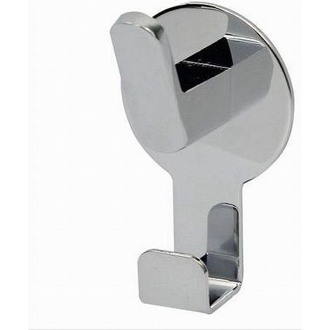 Cleafe - Appendino Gancio 2 Posti Porta Asciugamano Bagno Casa Cucina Cromato 7.5cm 59730 - (1/3)