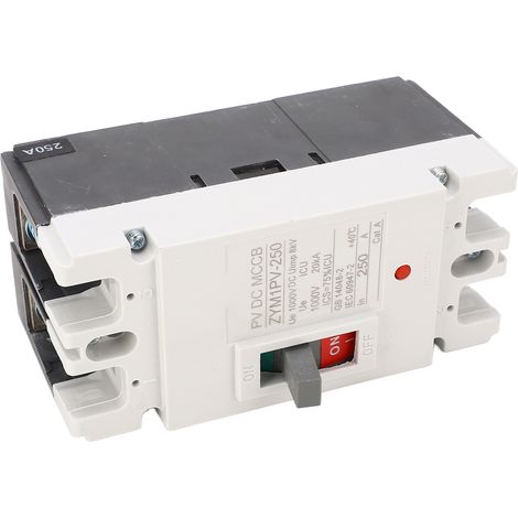 Disjoncteur miniature 2P boîtier moulé protection circuit 250A 1000V DC coupure 20KA (1/5)