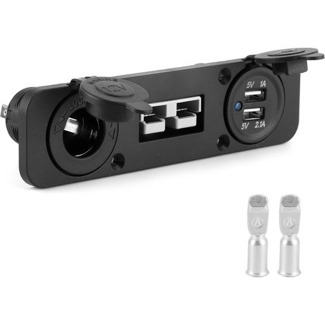 Chargeur USB 50A 600W Prise Allume-Cigare Ignifuge Anti-Feu pour Bateaux Yachts Camping-Cars (1/5)
