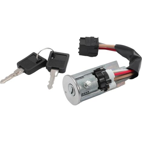 serrure antivol direction contacteur pour TRAFIC ESPACE R9 7700739966 contacteur demarrage Avec 2 clés,Interrupteur d'allumage serrure (1/5)