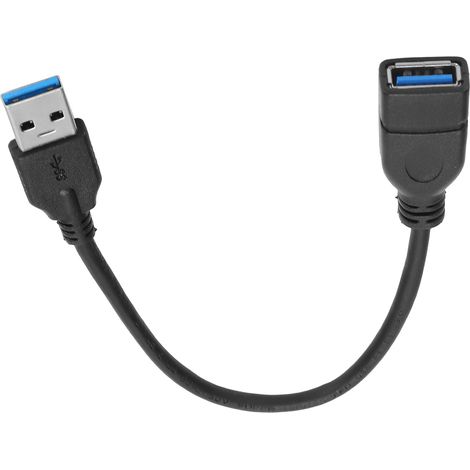 Câble adaptateur d'extension USB-A 3.0 vers USB-A 3.0 mâle-femelle de 0,33 m (1,1 pi) (1/5)