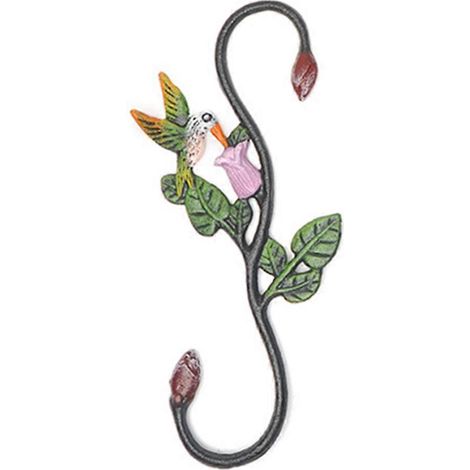 Hängender Vogelfutterspender aus Metall, stabiler S-Haken für Pflanzen, Kolibris, Schmetterlinge, Gartendekoration, Halterung für Laternen und Windspiele