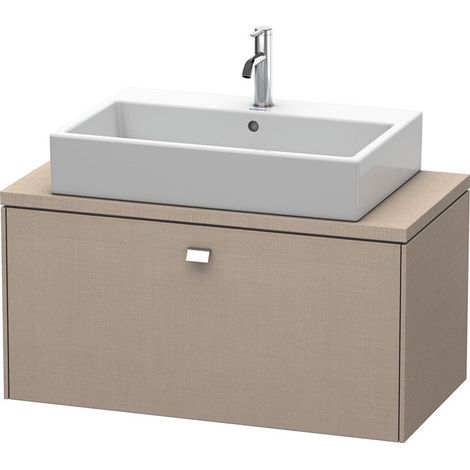 BRIOSO mobile consolle basso maniglia cromo 442x920x480mm lino