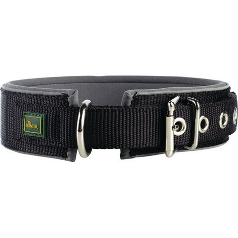 Collare per Cani Hunter Neoprene Reflect Nero (39-46 cm) (1/3)