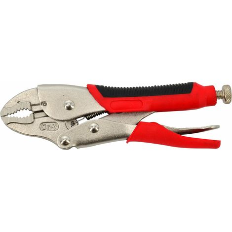 AWTOOLS SZCZYPCE ZACISKOWE MORSEA 180mm SZCZĘKI ZAOKRĄGLONE TPR BLACK LINE