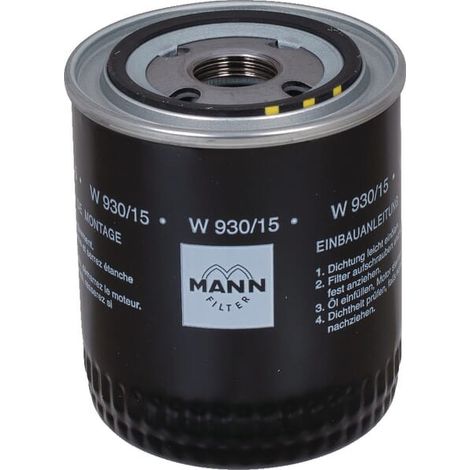 Filtre à huile MANN-FILTER W93015