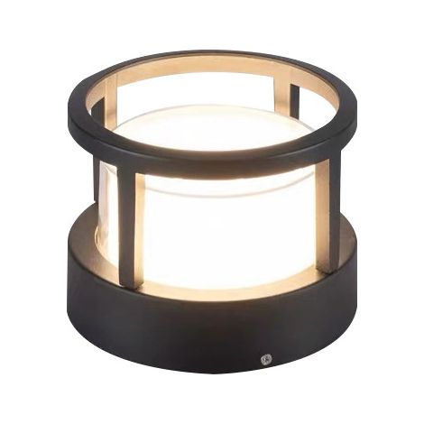 QAZQA Applique Murale Extérieur Intérieur LED, IP65 Étanche Luminaire Extérieure Intérieure, Moderne Lampe Mural pour Chambre Salon, 3000K lumière chaude(10X10cm)