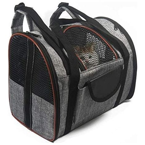 Sac à Dos pour Animaux de Compagnie, Sac à Dos pour Chien, Sac pour Chat Robuste avec Filet Respirant pour Chats, Petits Chiens et Chiots, Convient aux Animaux de Compagnie (1/4)