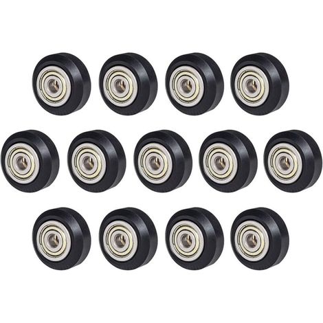 Lntyq Imprimante 3D Roue POM Poulie Plastique Roulement Linéaire Pour imprimante 3D Creality Ender 3, Ender 3 Pro, Ender 3 V2, CR-10, CR-10S, 13 pièces